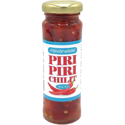 Päivänsäde Piri piri -chilit 100 g / 55 g Päivänsäde Piri piri -chilit 100 g / 55 g