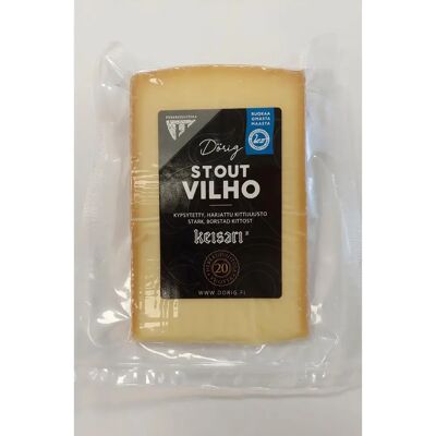 Herkkujuustola StoutVilho, voimakas, kypsytetty, kittikuorinen pala 150g Herkkujuustola StoutVilho, voimakas, kypsytetty, kittikuorinen pala 150g