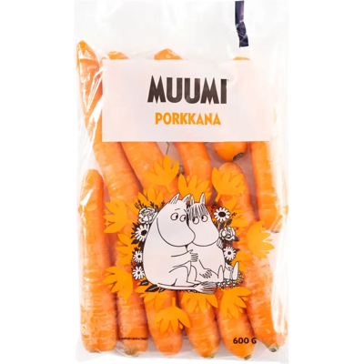 Vihannes Laitila Muumi porkkana 600g Vihannes Laitila Muumi porkkana 600g