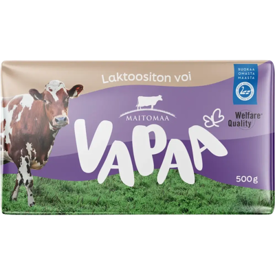 Vapaa Laktoositon voi 500 g Vapaa Laktoositon voi 500 g