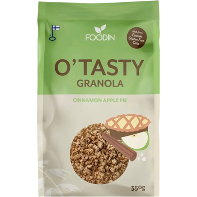 Foodin O`Tasty Omena-Kauragranola 350g Foodin O`Tasty Omena-Kauragranola 350g