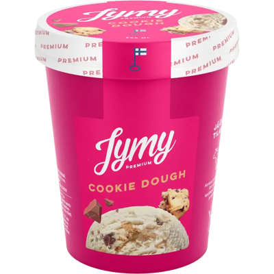 Jymy Cookie Dough kermajäätelö 500ml Jymy Cookie Dough kermajäätelö 500ml