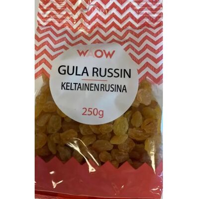 Waow 250 g Keltainen rusina Waow 250 g Keltainen rusina