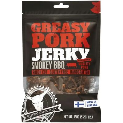 Kuivalihakundi Greasy Pork Smoky BBQ 150g Kuivalihakundi Greasy Pork Smoky BBQ 150g