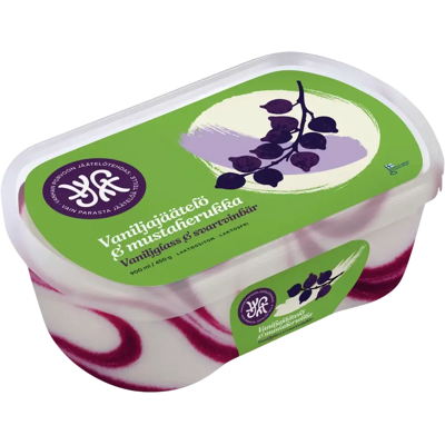 VPJT Nstlgia Vanhan Porvoon Jäätelötehdas Vaniljajäätelö & mustaherukka 900ml VPJT Nstlgia Vanhan Porvoon Jäätelötehdas Vaniljajäätelö & mustaherukka 900ml