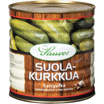 Sauvon Säilyke Sauvon 2,9/1,6 kg Suolakurkkua Sauvon Säilyke Sauvon 2,9/1,6 kg Suolakurkkua