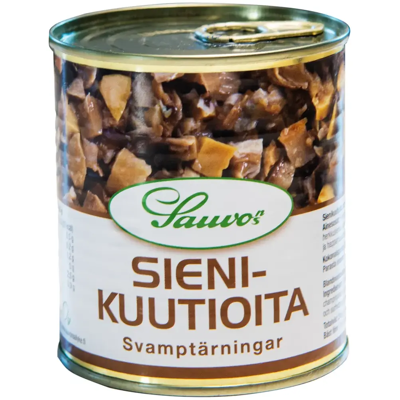 Sauvon - 315/160 g - brined - sienikuutiot suolaliemessä Sauvon - 315/160 g - brined - sienikuutiot suolaliemessä