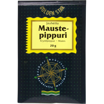 Golden Star jauhettu maustepippuri 20g Golden Star jauhettu maustepippuri 20g