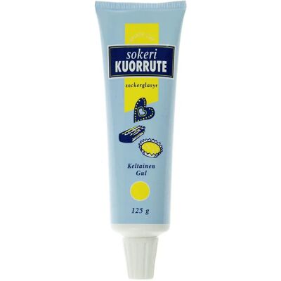 Golden Star 125g sokerikuorrute keltainen Golden Star 125g sokerikuorrute keltainen