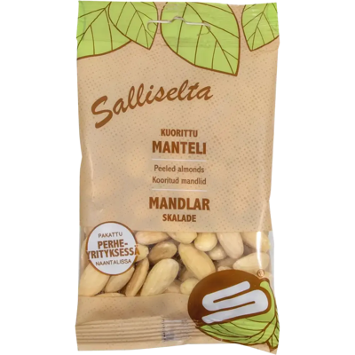 Sallinen Salliselta Manteli kuorittu 80g Sallinen Salliselta Manteli kuorittu 80g