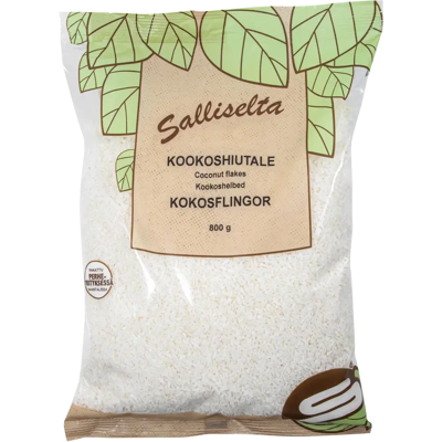 Sallinen Salliselta Kookoshiutale 800g Sallinen Salliselta Kookoshiutale 800g