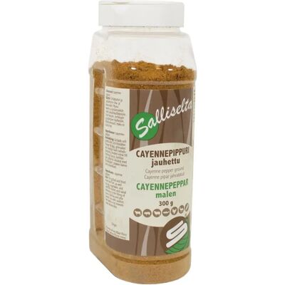 Salliselta Cayennepippuri jauhettu 300g Salliselta Cayennepippuri jauhettu 300g