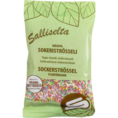 Salliselta Kirjava sokeriströsseli 100g Salliselta Kirjava sokeriströsseli 100g