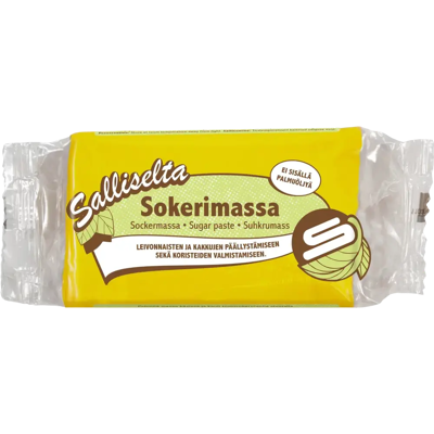 Salliselta Sokerimassa keltainen 250g Salliselta Sokerimassa keltainen 250g