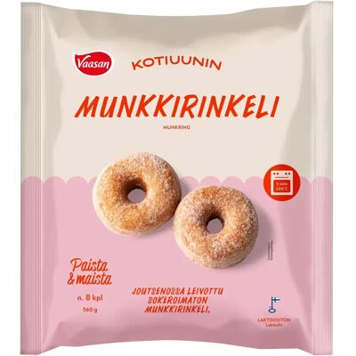 Vaasan Kotiuunin Munkkirinkeli 8x45g Vaasan Kotiuunin Munkkirinkeli 8x45g