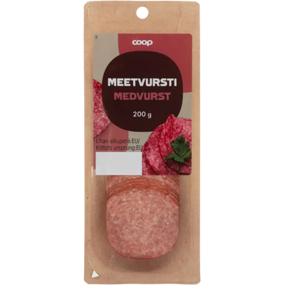 Coop meetvursti 200g Coop meetvursti 200g