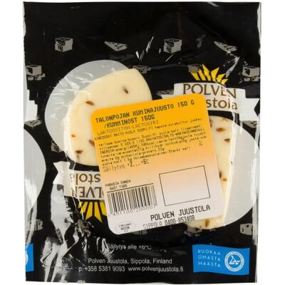 Polven Juustola Talonpojan kuminajuusto 150 g Polven Juustola Talonpojan kuminajuusto 150 g