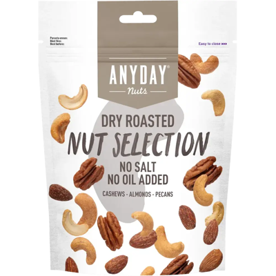Anyday Nuts Anyday Nut Selection pähkinäsekoitus 140g Anyday Nuts Anyday Nut Selection pähkinäsekoitus 140g