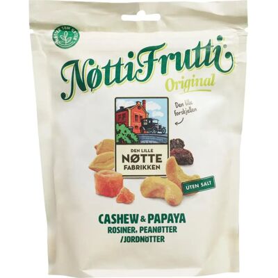 Den Lille Nøttefabrikken Nøtti Frutti Pähkinä-hedelmäsekoitus 330g Den Lille Nøttefabrikken Nøtti Frutti Pähkinä-hedelmäsekoitus 330g