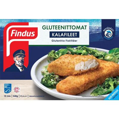 Findus Gluteenittomat kalafileet MSC 340g , pakaste Findus Gluteenittomat kalafileet MSC 340g , pakaste
