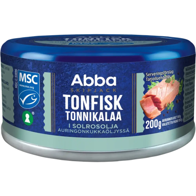 Abba MSC tonnikalaa öljyssä 200/150g Abba MSC tonnikalaa öljyssä 200/150g