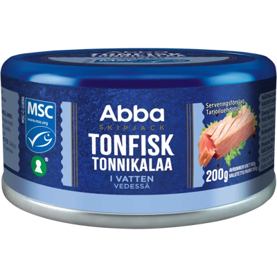 Abba MSC tonnikalaa vedessä 200/150g Abba MSC tonnikalaa vedessä 200/150g