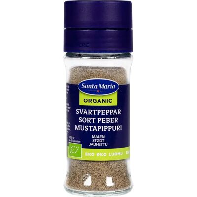 Santa Maria Mustapippuri Jauhettu Luomu, purkki 33g Santa Maria Mustapippuri Jauhettu Luomu, purkki 33g