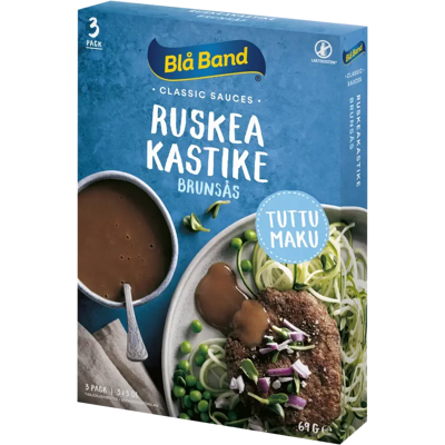 Blå Band Ruskeakastike 3x23g laktoositon Blå Band Ruskeakastike 3x23g laktoositon
