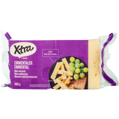 Xtra Emmentaljuusto 400g Xtra Emmentaljuusto 400g