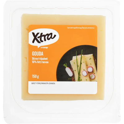 Xtra gouda viipaleet 150 g Xtra gouda viipaleet 150 g
