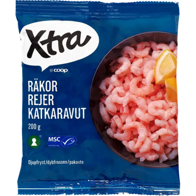 Xtra katkaravut MSC pakaste 200 g Xtra katkaravut MSC pakaste 200 g