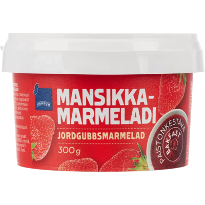 Rainbow 300g mansikkamarmeladi Rainbow 300g mansikkamarmeladi