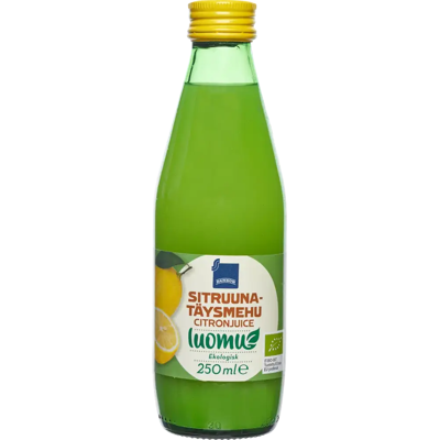 Rainbow 250ml sitruunatäysmehu luomu Rainbow 250ml sitruunatäysmehu luomu
