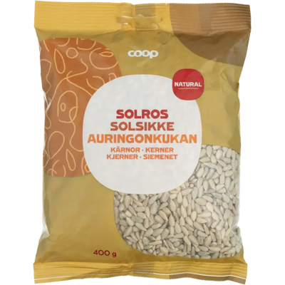 Coop Auringonkukansiemenet natural 400 g Coop Auringonkukansiemenet natural 400 g