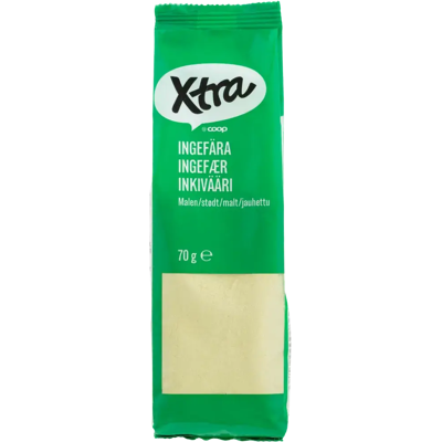 Xtra inkivääri jauhettu 70 g Xtra inkivääri jauhettu 70 g