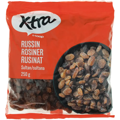 Xtra rusinat 250g Xtra rusinat 250g