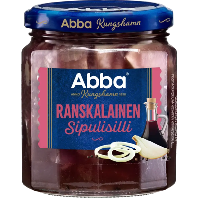 Abba ranskalainen sipulisilli 500/250g Abba ranskalainen sipulisilli 500/250g