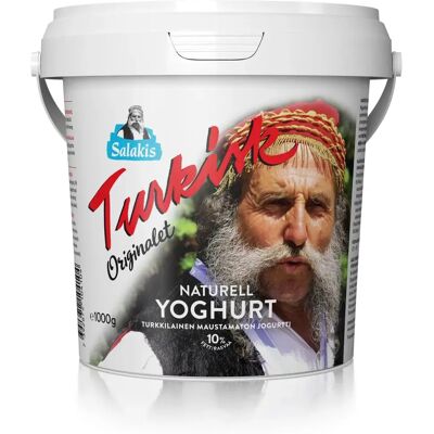 Salakis Turkkilainen maustamaton Jogurtti 1kg Salakis Turkkilainen maustamaton Jogurtti 1kg