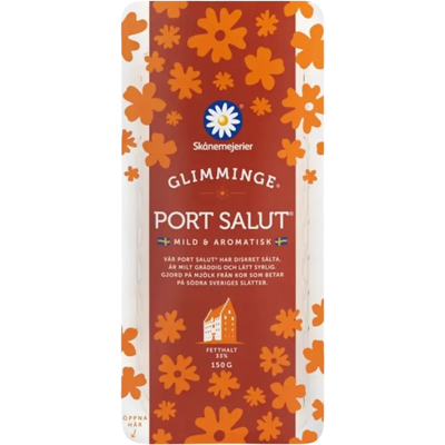 Skånemejerier Glimminge Port Salut juustosiivut 150g Skånemejerier Glimminge Port Salut juustosiivut 150g