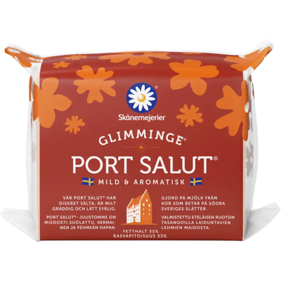 Skånemejerier Glimminge Port Salut 33% 475g Skånemejerier Glimminge Port Salut 33% 475g