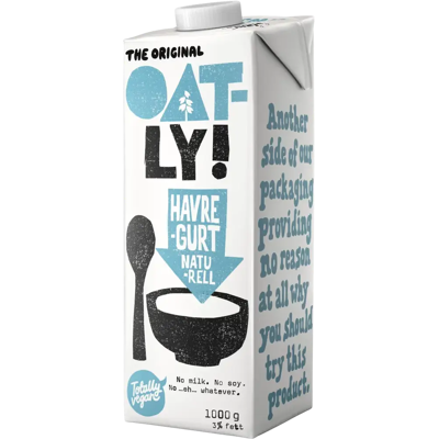 Oatly Havregurt Maustamaton 1L Oatly Havregurt Maustamaton 1L
