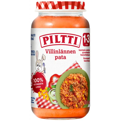 Piltti 250g Villinlännenpata lastenateria 1-3v Piltti 250g Villinlännenpata lastenateria 1-3v