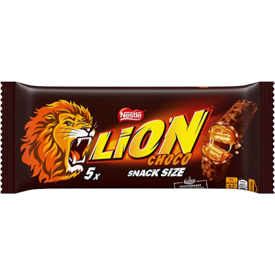 Lion Nestlé 5x30g suklaakuorrutteinen vohvelipatukka Lion Nestlé 5x30g suklaakuorrutteinen vohvelipatukka