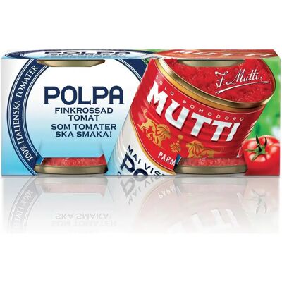 Mutti Polpa hieno tomaattimurska 2x210g Mutti Polpa hieno tomaattimurska 2x210g