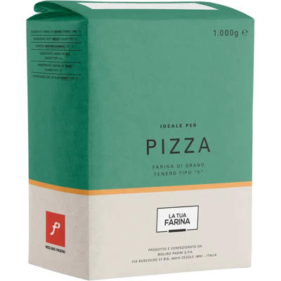 La Tua Farina Molino Pasini Pizzajauho 1 kg 0 -vehnäjauho La Tua Farina Molino Pasini Pizzajauho 1 kg 0 -vehnäjauho