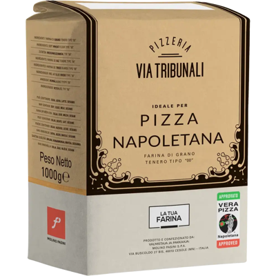 La Tua Farina Molino Pasini Via Tribunali 1 kg 00-vehnäjauho AVPN La Tua Farina Molino Pasini Via Tribunali 1 kg 00-vehnäjauho AVPN