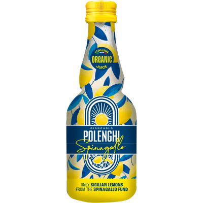 Spinagallo Giancarlo Polenghi kylmäpuristettu luomusitruunatäysmehu 250ml Spinagallo Giancarlo Polenghi kylmäpuristettu luomusitruunatäysmehu 250ml