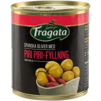 Fragata - Piri Piri -täytteiset oliivit - Espanjalaiset - 200g/85g - Oliivit Fragata - Piri Piri -täytteiset oliivit - Espanjalaiset - 200g/85g - Oliivit