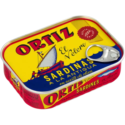 Ortiz sardiinifileet oliiviöljyssä 140g Ortiz sardiinifileet oliiviöljyssä 140g