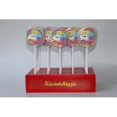 Artesans del Sucre Artesan del Sucre Spiraalitikkari yksisarvinen 60g Artesans del Sucre Artesan del Sucre Spiraalitikkari yksisarvinen 60g